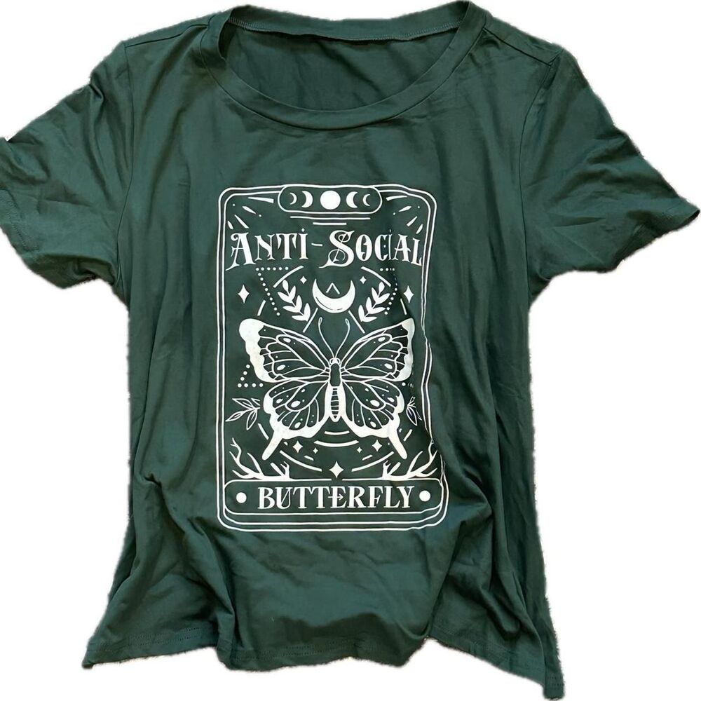 Shein Women's Green Shirt